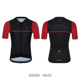 Jersey Ciclismo M/C Hombre GW Flamma Negro Rojo